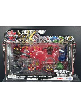Bakugan Street Brawl Clash Pack Special Attack Dragonoid Nillious Figures & Acce